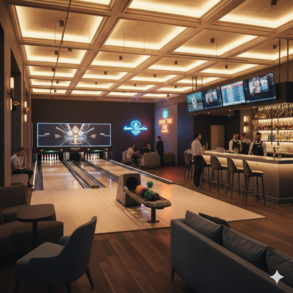 Private mini theatre for entertainment at Atco La Vivant