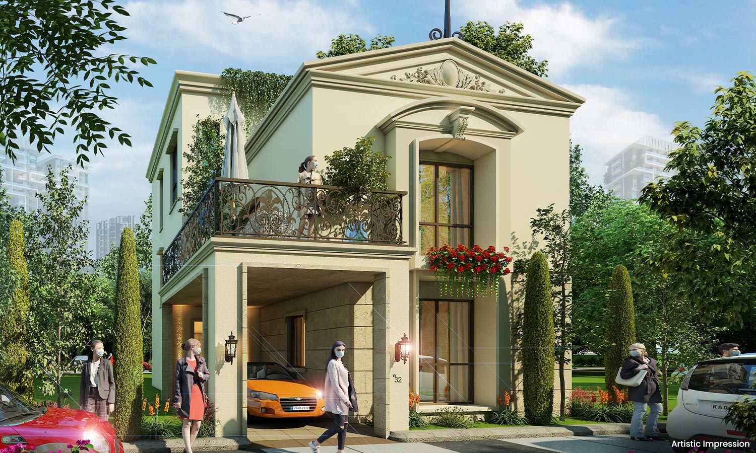 Children's play area at Atco La Vivant